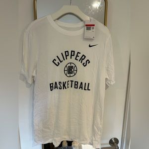 Nike Los Angeles Clippers Basketball T-Shirt Men’s Large white
